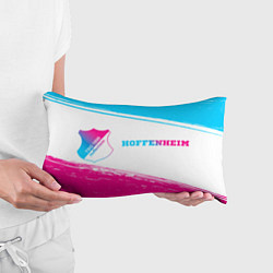 Подушка-антистресс Hoffenheim neon gradient style по-горизонтали, цвет: 3D-принт — фото 2