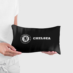 Подушка-антистресс Chelsea sport на темном фоне по-горизонтали, цвет: 3D-принт — фото 2