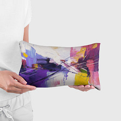 Подушка-антистресс Хаотичные мазки краски, цвет: 3D-принт — фото 2
