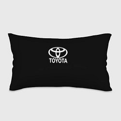 Подушка-антистресс Toyota white logo, цвет: 3D-принт