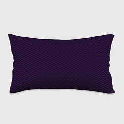 Подушка-антистресс Чёрно-фиолетовый ломаные полосы, цвет: 3D-принт