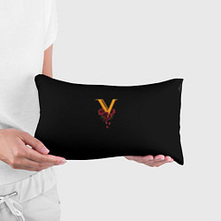 Подушка-антистресс Valentinos logo Cyberpunk, цвет: 3D-принт — фото 2