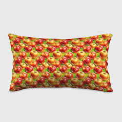 Подушка-антистресс Вкусные яблоки паттерн, цвет: 3D-принт