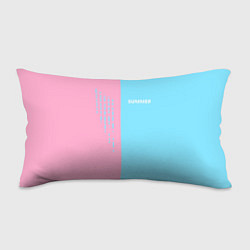 Подушка-антистресс Summer-pink and blue, цвет: 3D-принт