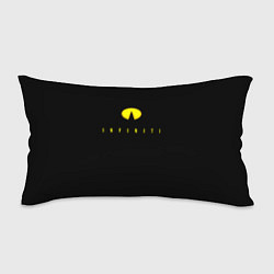 Подушка-антистресс Infiniti logo yellow, цвет: 3D-принт