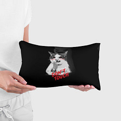 Подушка-антистресс Сердитый кот с ножом, цвет: 3D-принт — фото 2