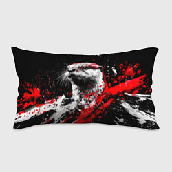 Подушка-антистресс Портрет выдры, цвет: 3D-принт