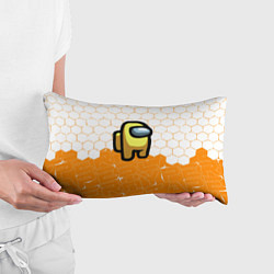 Подушка-антистресс Амонг ас оранжевый, цвет: 3D-принт — фото 2