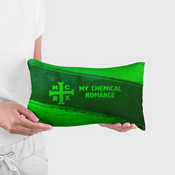 Подушка-антистресс My Chemical Romance - green gradient по-горизонтал, цвет: 3D-принт — фото 2