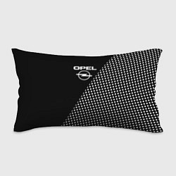 Подушка-антистресс Opel чёрно-белый шахматка, цвет: 3D-принт