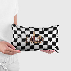 Подушка-антистресс Шахматные фигуры на доске, цвет: 3D-принт — фото 2
