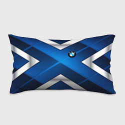 Подушка-антистресс BMW metalic blue abstract, цвет: 3D-принт