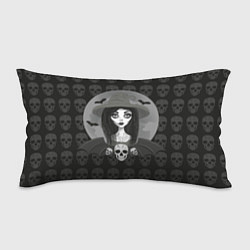 Подушка-антистресс Ведьма, череп, Хэллоуин, цвет: 3D-принт