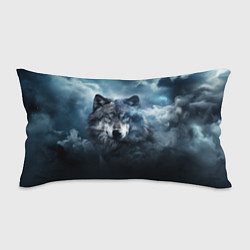 Подушка-антистресс Волк ночью под луной, цвет: 3D-принт