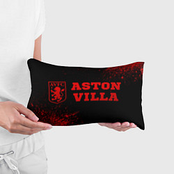 Подушка-антистресс Aston Villa - red gradient по-горизонтали, цвет: 3D-принт — фото 2