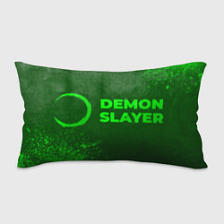 Подушка-антистресс Demon Slayer - green gradient по-горизонтали, цвет: 3D-принт