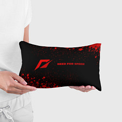 Подушка-антистресс Need for Speed - red gradient по-горизонтали, цвет: 3D-принт — фото 2