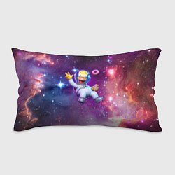 Подушка-антистресс Homer Simpson in space - ai art, цвет: 3D-принт