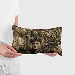 Подушка-антистресс Гарри Поттер и волшебные существа в стиле тату, цвет: 3D-принт — фото 2