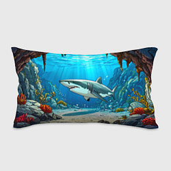 Подушка-антистресс Акула в океане, цвет: 3D-принт
