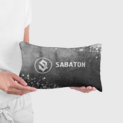 Подушка-антистресс Sabaton - grey gradient по-горизонтали, цвет: 3D-принт — фото 2