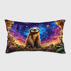 Подушка-антистресс Ленивец и звездное небо, цвет: 3D-принт