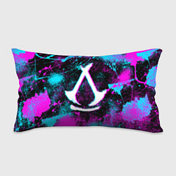 Подушка-антистресс Assassins creed shadows - neon color