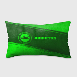 Подушка-антистресс Brighton - green gradient по-горизонтали, цвет: 3D-принт