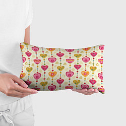 Подушка-антистресс Сердечки подборка, цвет: 3D-принт — фото 2