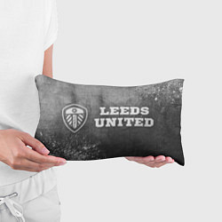 Подушка-антистресс Leeds United - grey gradient по-горизонтали, цвет: 3D-принт — фото 2