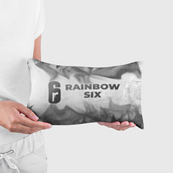Подушка-антистресс Rainbow Six - white gradient по-горизонтали, цвет: 3D-принт — фото 2