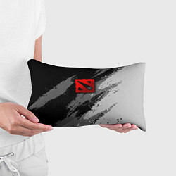 Подушка-антистресс Dota 2 - монохромный серый, цвет: 3D-принт — фото 2