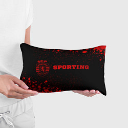 Подушка-антистресс Sporting - red gradient по-горизонтали, цвет: 3D-принт — фото 2