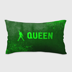 Подушка-антистресс Queen - green gradient по-горизонтали, цвет: 3D-принт