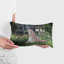 Подушка-антистресс Единорог в городе, цвет: 3D-принт — фото 2