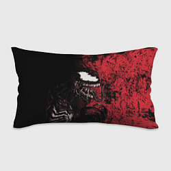 Подушка-антистресс Веном на красном, цвет: 3D-принт