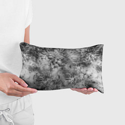 Подушка-антистресс Серый тай дай - абстракция, цвет: 3D-принт — фото 2