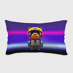 Подушка-антистресс Baby capybara - cyberpunk, цвет: 3D-принт