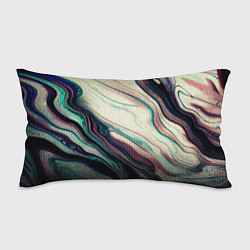 Подушка-антистресс Абстракция тёмные краски с текстурой, цвет: 3D-принт