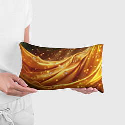 Подушка-антистресс Золотая ткань с блестками, цвет: 3D-принт — фото 2