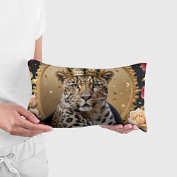 Подушка-антистресс Королевский леопард, цвет: 3D-принт — фото 2