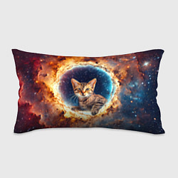 Подушка-антистресс Сингапурская кошка в космосе, цвет: 3D-принт