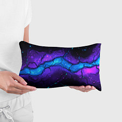 Подушка-антистресс Синяя звездная полоса в плите текстура, цвет: 3D-принт — фото 2
