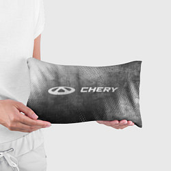 Подушка-антистресс Chery - grey gradient по-горизонтали, цвет: 3D-принт — фото 2