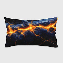 Подушка-антистресс Молнии в разбитом небе, цвет: 3D-принт