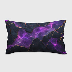 Подушка-антистресс Фиолетовый разлом с молниями, цвет: 3D-принт