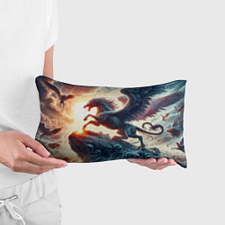 Подушка-антистресс Пегас тёмных сил - нейроарт, цвет: 3D-принт — фото 2