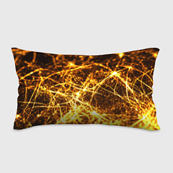 Подушка-антистресс Текстура золотые нити, цвет: 3D-принт