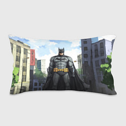 Подушка-антистресс Бэтмен стоит на улице, цвет: 3D-принт