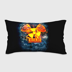 Подушка-антистресс Stalker огненное лого чернобыль, цвет: 3D-принт